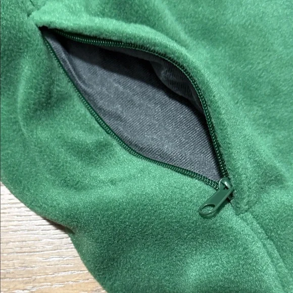 New Columbia Sportswear Forest Green Collegiate Oregon Ducks Flanger Fleece Vest - Picture 4 of 8